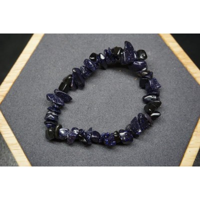 Bracelet Chips Pierre de Soleil Synthétique Lot de 10