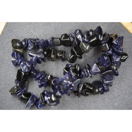 Bracelet Chips Pierre de Soleil Synthétique Lot de 10