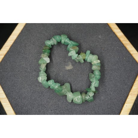 Bracelet Chips Aventurine Verte Lot de 10