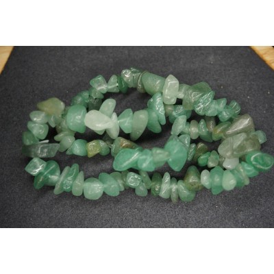 Bracelet Chips Aventurine Verte Lot de 10