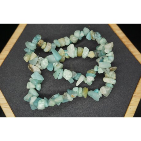 Bracelet Chips Larimar Lot de 10