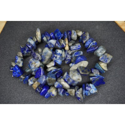 Bracelet Chips Lapis Lazuli B Lot de 10