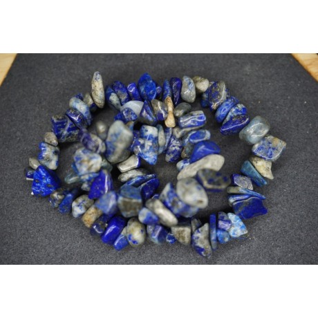 Bracelet Chips Lapis Lazuli B Lot de 10