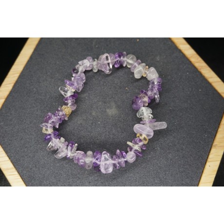 Bracelet Chips Ametrine Lot de 10