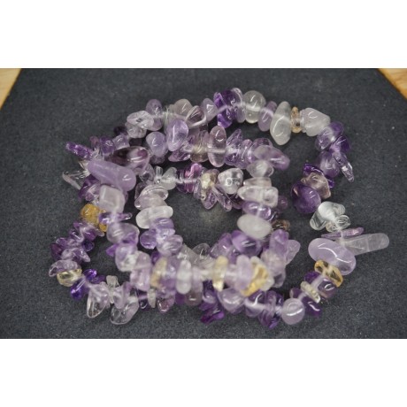 Bracelet Chips Ametrine Lot de 10