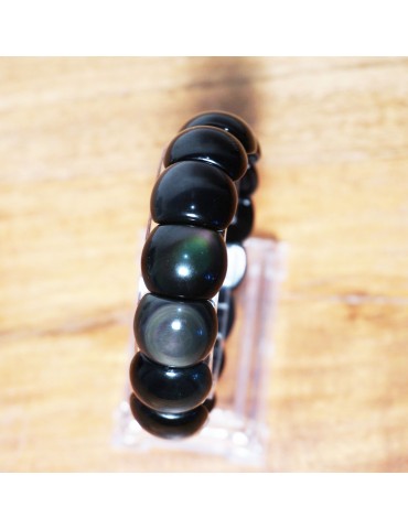 Bracelet Obsidienne oeil...
