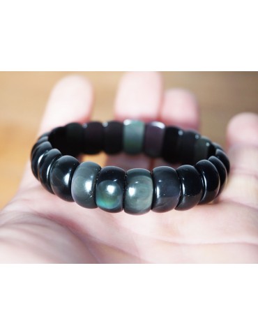 Bracelet Obsidienne oeil...