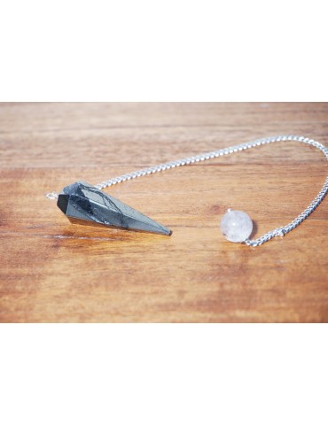 Pendule Facette Pyrite
