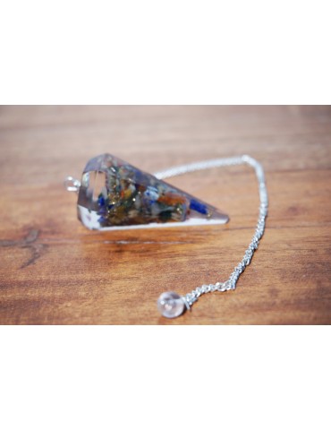Pendule Facette Orgonite 7...