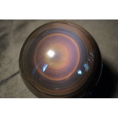 Sphère oeil céleste obsidienne