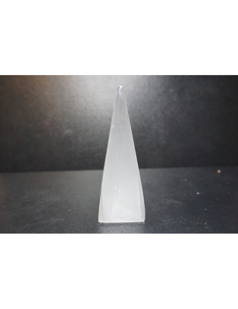 Pyramide de Sélénite 10cm
