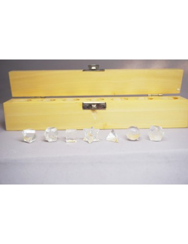 Solide de Platon cristal de quartz