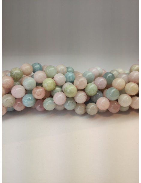 Fils de Béryl (Morganite, aigue Marine, héliodore)
