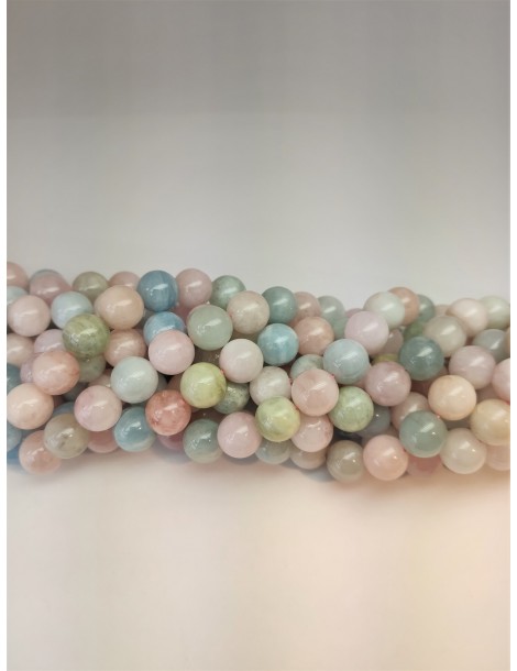 Fils de Béryl (Morganite, aigue Marine, héliodore)