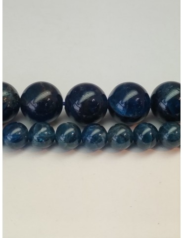 Fils d'Apatite bleu foncée
