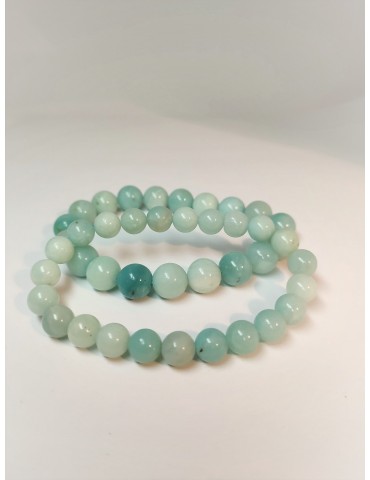 Bracelet Amazonite de Pérou