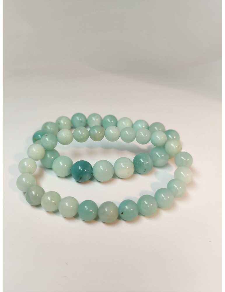 Bracelet Amazonite de Pérou