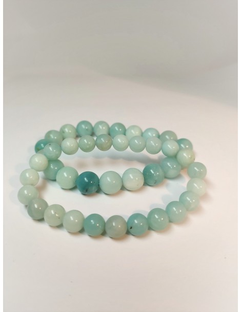 Bracelet Amazonite de Pérou