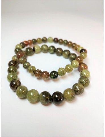 Bracelet Grenat Vert