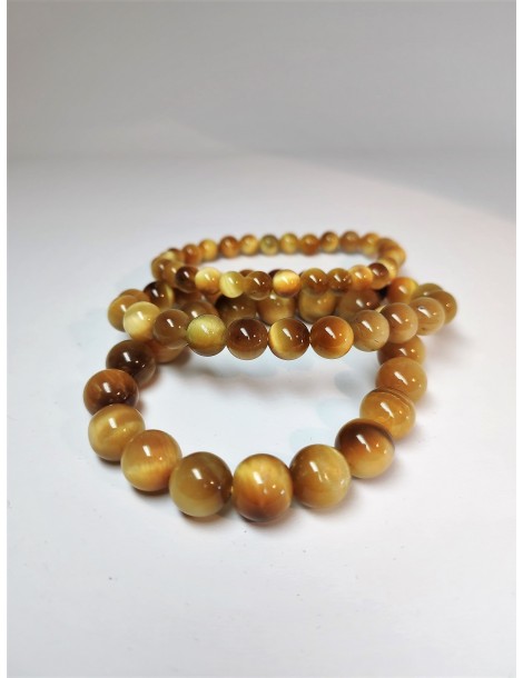 Bracelet Oeil de Tigre Dorée