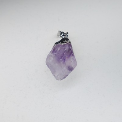 Pendentif Améthyste brute