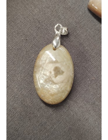 Pendentif Saphir jaune étoilé