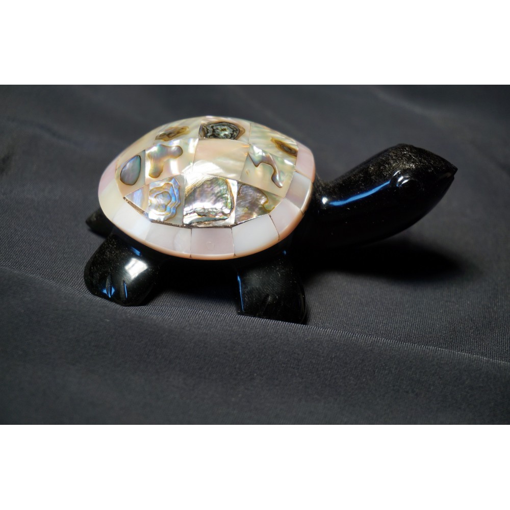 Tortue obsidienne et Nacre