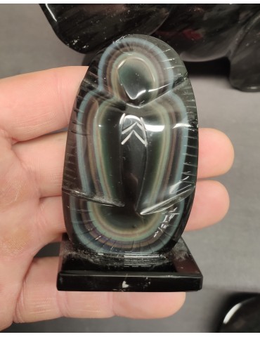 Vierge obsidienne oeil céleste