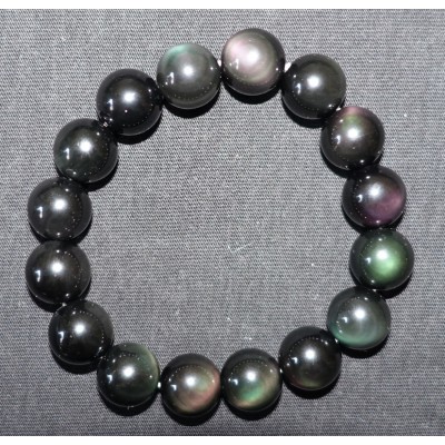 Bracelet Obsidienne oeil...