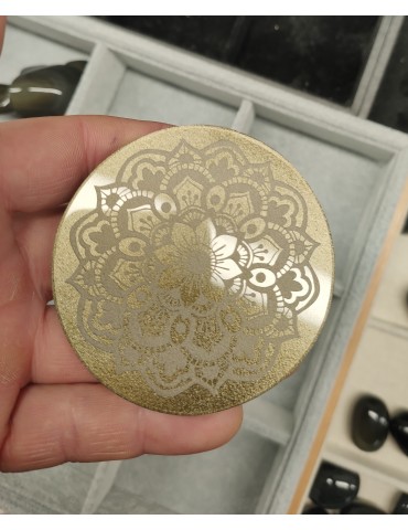Mandala Dorée Miroir...