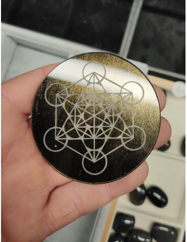 Métatron Dorée Miroir...