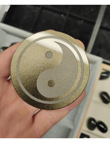 Yin Yang Dorée Miroir...