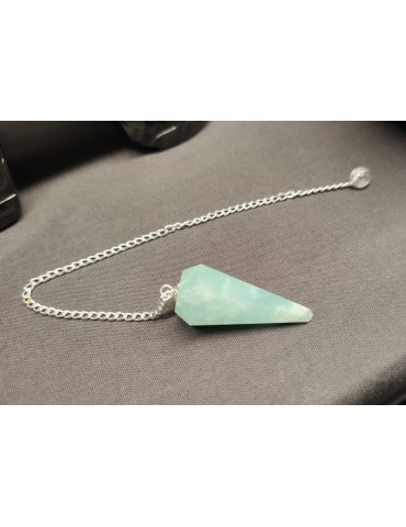 Pendule Facette Amazonite