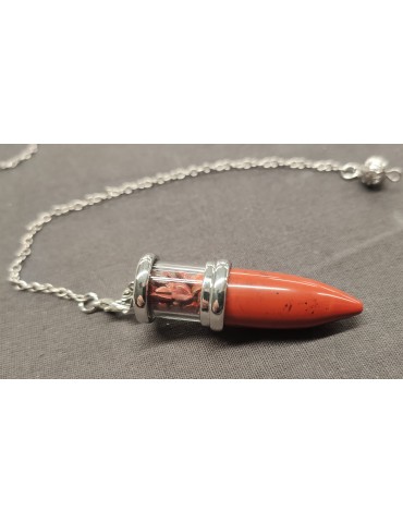 Pendule Esotérique Jaspe Rouge
