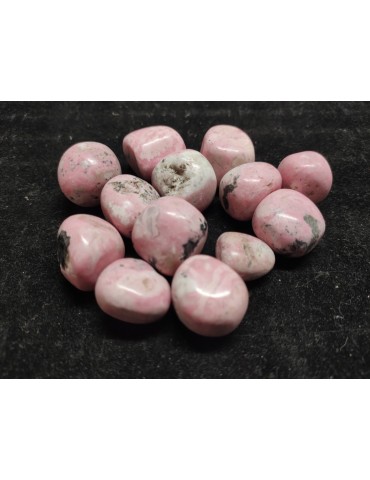 Pierre roulée rhodonite du...
