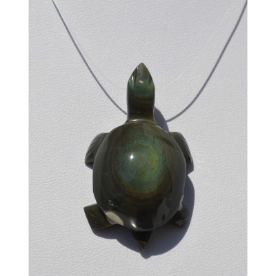 Pendentif tortue oeil céleste