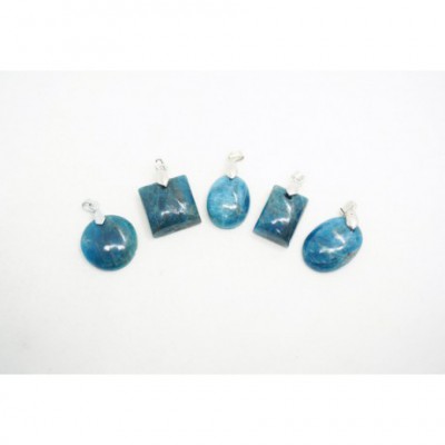 Pendentif Apatite Bleu