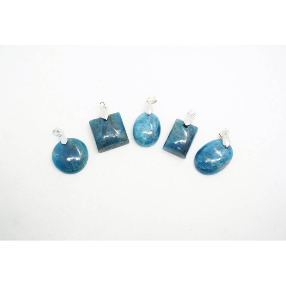 Pendentif Apatite Bleu