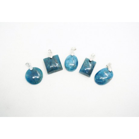 Pendentif Apatite Bleu